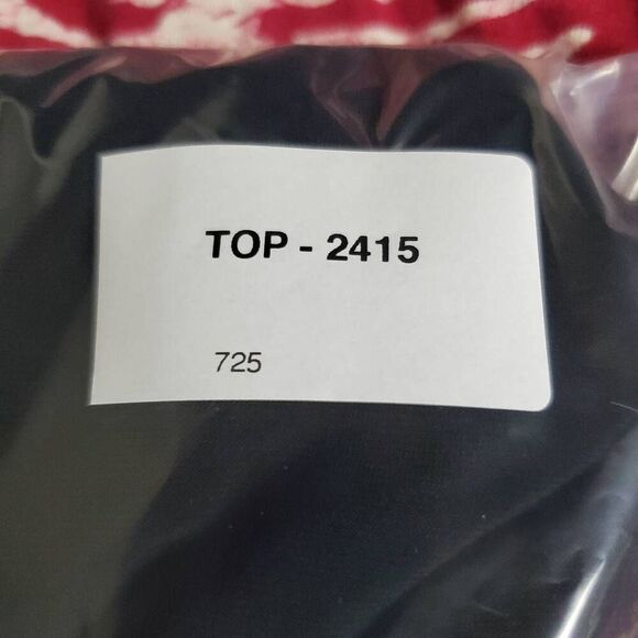 Soft Works Multicolor Sheer Cardigan & Black Tank Top Set, M - Picture 6 of 6